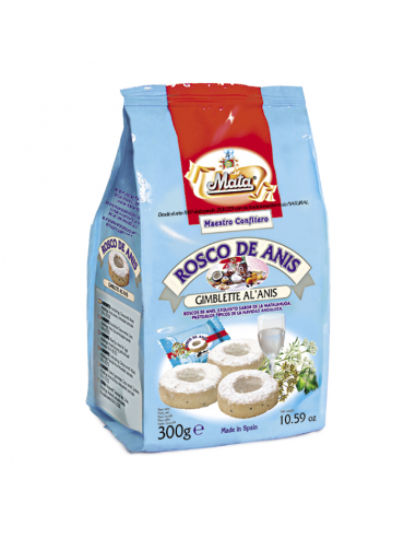 ROSCOS ANIS MATA BOLSA 300 GRS (12 UND)