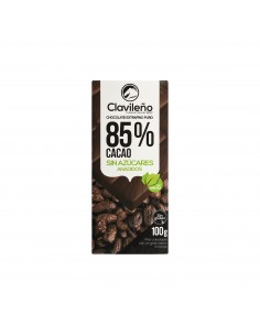 CHOC. NEGRO 85% C/ESTELVIA...