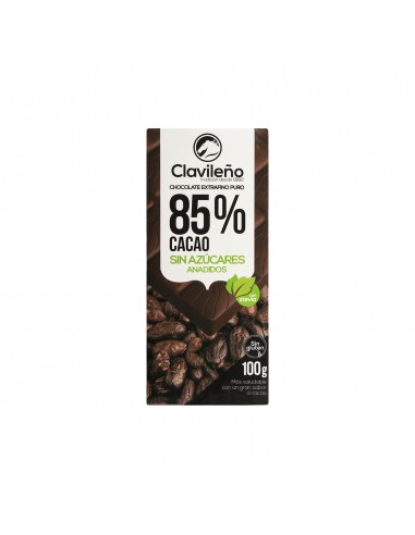 CHOC. NEGRO 85% C/ESTELVIA S/A 100 GR...