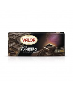 CHOC. NEGRO 70% 300GR VALOR...