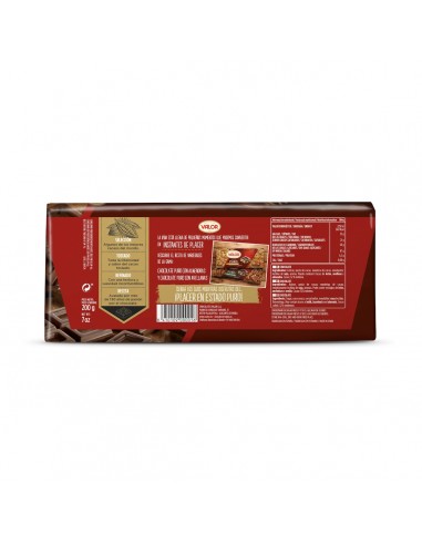CHOC. PURO 200GR VALOR (17 UND)