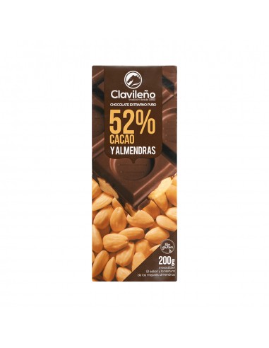 CHOC. PURO 52% ALMENDRA 200GR...