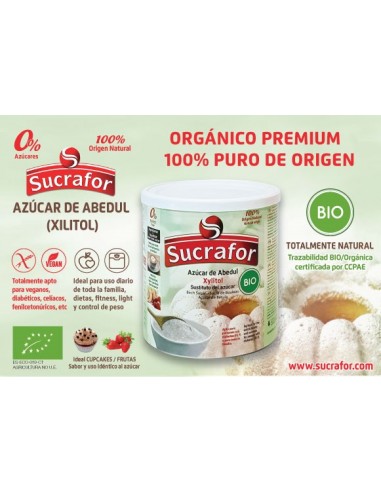 XILITOL BIO 'SUCRAFOR' 500GRS (6 UND)